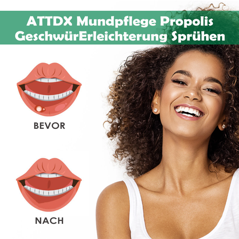 ATTDX Mundpflege Propolis GeschwürErleichterung Sprühen