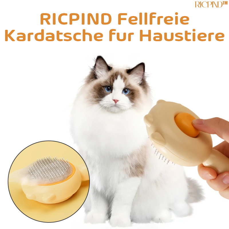 RICPIND Fellfreie Pflegebürste für Haustiere