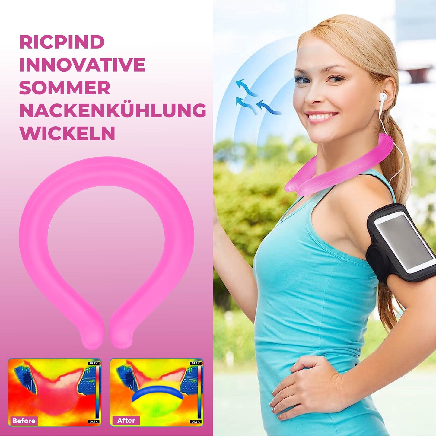Ricpind Innovative Sommer NackenKühlung Wickeln